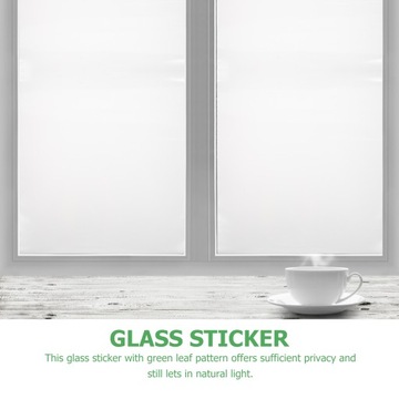 СТАТИЧЕСКАЯ НАКЛЕЙКА НА ОКНО ПЛЕНКА ИЗ МАТОВОГО СТЕКЛА