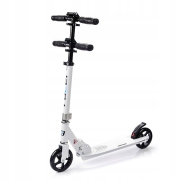 HULAJNOGA RACER Q3 METEOR składana hamulec biała