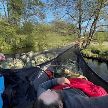 Воздушный гамак треугольный черный 4*4*4м