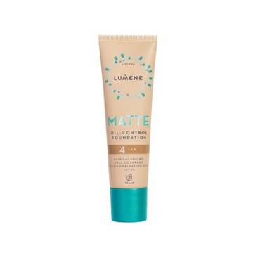 LUMENE Podkład matujący MATTE Oil Control 4 Tan do twarzy 30 ml