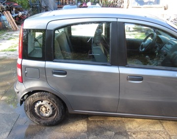 Drzwi tylne tył prawe Fiat Panda 2 II 2003-2012r CODE 695 GRAFITOWE SZARE