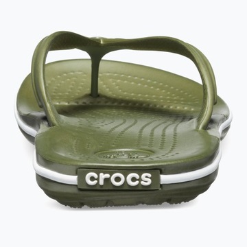 Japonki Crocs Crocband Flip army green/white 39 EU