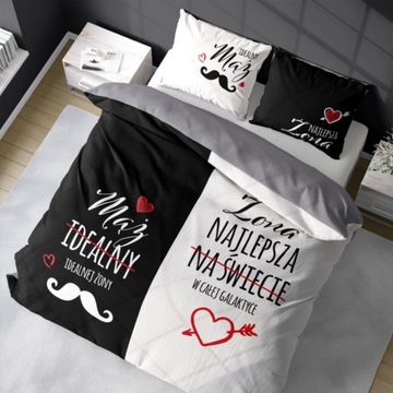 Голландское постельное белье 220х200 Perfect Husband Best Wife Holland