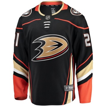 Мужская футболка Isac Lundestrom Anaheim Ducks Home Breakaway, черная, 3XL