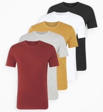 5x Koszulka PIER ONE T-shirt BAWEŁNIANY DUŻY rozmiar XXXXL 4XL