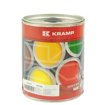LAKIER DO MASZYN RAL 9005 CZARNY GŁĘBOKI 1L KRAMP