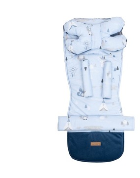 JACKMAR ДВУСТОРОННЯЯ ВСТАВКА ДЛЯ КОЛЯСКИ, 5 ПРЕДМЕТОВ