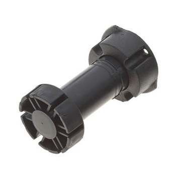 NOGA NÓŻKA STOPKA MEBLOWA KUCHENNA CZARNA H 60 MM + KLIPS + 4 WKRĘTY