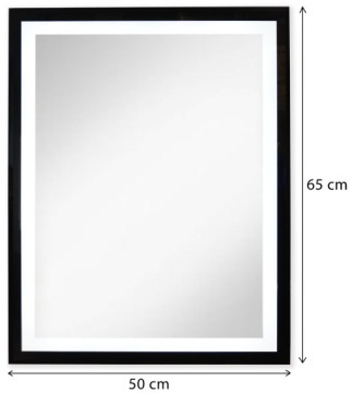 ЗЕРКАЛО С ПОДСВЕТКОЙ В ВАННОЙ 3 ЦВЕТА СВЕТОДИОДНОЙ ПОДСВЕТКОЙ Reon 50х65м