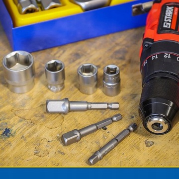 ПЕРЕХОДНИКИ ДЛЯ ОТВЕРТОК НАСАДКИ 1/4 3/8 1/2