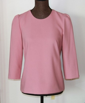SIMPLE koszula różowa zamek zip bluzka 34 xs 36 s