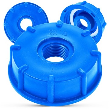 ГАЙКОВЫЙ СОЕДИНИТЕЛЬ MAUZER IBC 1/2 дюйма, заглушка клапана бака с бочонком S60/6 GW 1/2 дюйма