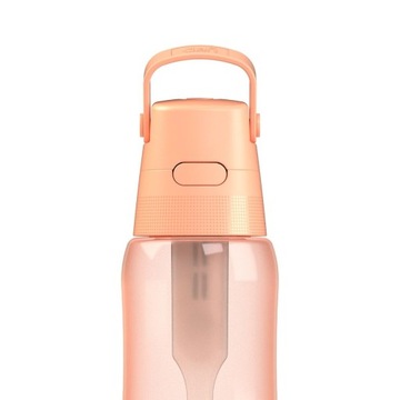 Butelka filtrująca Dafi SOLID 0,7 l peach fuzz barwiona z filtrem
