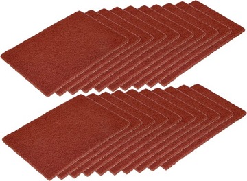 20X WŁÓKNINA 120 PAPIER ŚCIERNY PŁÓTNO ARKUSZ 23CM