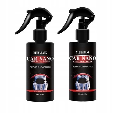 2x Car Nano Repair Spray Wosk Samochodowy 120ml