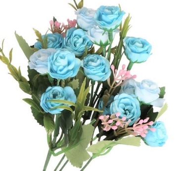 SZTUCZNE KWIATY ROŚLINY RÓŻA RÓŻE BUKIET RÓŻ GAŁĄZKI