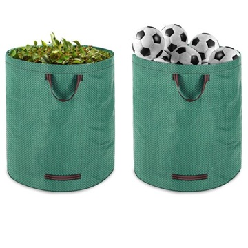 2x САДОВАЯ СУМКА МЕШОК ДЛЯ САДОВЫХ ОТХОДОВ