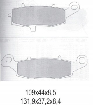 КОЛОДКИ GALFER SUZUKI GS 500 96-08 ПЕРЕДНИЕ