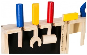 БОЛЬШОЙ ДЕРЕВЯННЫЙ Набор «Сделай сам» 75 шт. +ремень