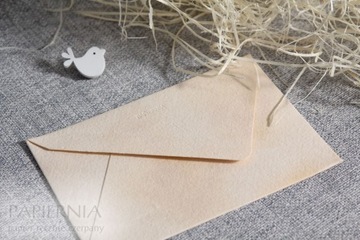 koperta z papieru czerpanego C6 - old