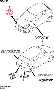 SUZUKI OE 77811-65J00-0PG