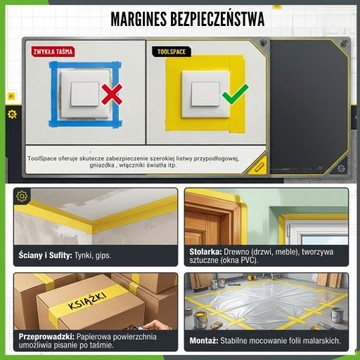 TAŚMA PAPIEROWA MASKUJĄCA MALARSKA 25/50