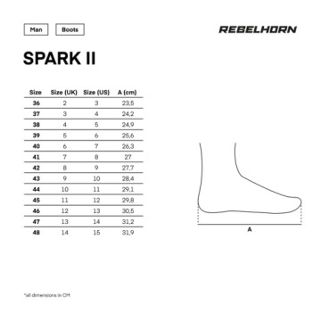 Rebelhorn Spark II черные 43 туфли