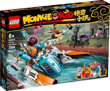 klocki LEGO Monkie Kid 80014 Motorówka Sandy'ego Łódź Wyścigowa