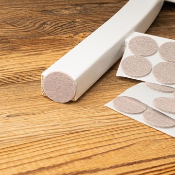 48 ФЕРТОВЫХ ПОДКЛАДОК ДЛЯ МЕБЕЛИ И СТУЛЬЕЙ, САМОКЛЕЯЩИЕСЯ, ТОЛСТЫЙ НАБОР