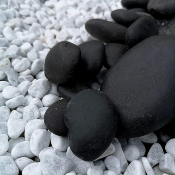 Pebble Nero Tahiti 4-6 см. Черный пропитанные 20 кг