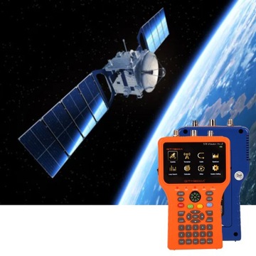 ЦИФРОВОЙ СПУТНИКОВЫЙ ДЕТЕКТОР ПРИЕМНИК СИГНАЛА 4,3 ДЮЙМА ЖК-дисплей 4000 мАч