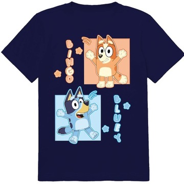 KOSZULKA DZIECIĘCA T-SHIRT DLA DZIECKA BLUEY BLUE 152 PREZENT JAKOŚĆ