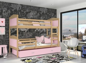 Кровать двухъярусная 190х80 белый MATEUSZ