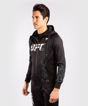 Čierna XXL mikina Venum Ufc Aauthentic FightWeek Zip