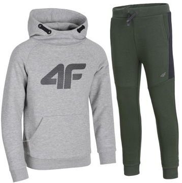4F CHŁOPIĘCY DRES KOMPLET BLUZA SPODNIE / rozm 164