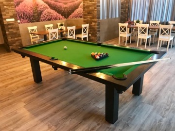 Бильярдный стол ГЕРМЕС, дуб, прямая ножка - 7 футов