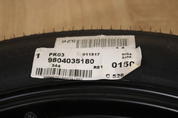KOLO DOJEZDOVÉ PEUGEOT 508 I CONTINENTAL 18"