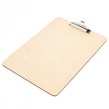 CLIPBOARD DREWNIANY A5 PODKŁADKA Z KLIPSEM DESKA