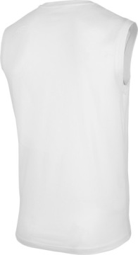 4F МУЖСКАЯ МАЙКА БЕЗ РУКАВОВ БЕЛАЯ 3XL