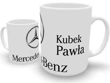 KUBEK MERCEDES + IMIĘ PREZENT