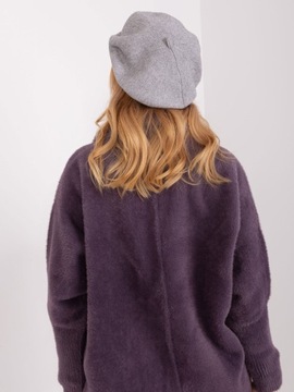 БЕРЕТ ЖЕНСКИЙ одноцветный с антенной КАШМИР