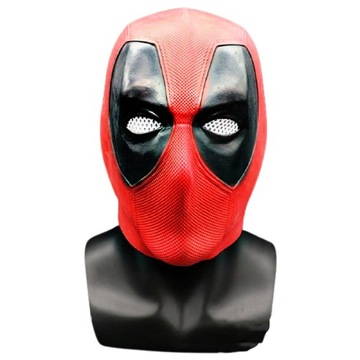 MASKA DEADPOOL FILM KOSTIUM HALLOWEEN COSPLAY RED