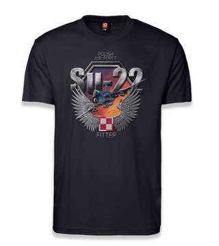 T-shirt samolot Suchoj Su-22 koszulka M