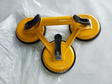 Przyssawka do montażu szyb/glazury mocna aluminiowa do 135 kg potrójna