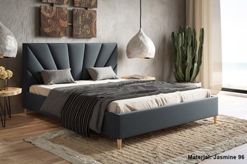 LEO3 Łóżko eleganckie muszla skandi LOFT 140x200