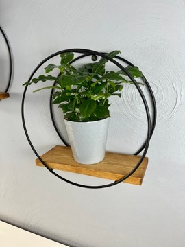 КРУГЛАЯ ПОДВЕСНАЯ МЕТАЛЛИЧЕСКАЯ ПОЛКА-ЛОФТ