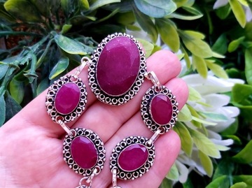 Bransoletka _ Rubin _ Indie _ handmade _ 25