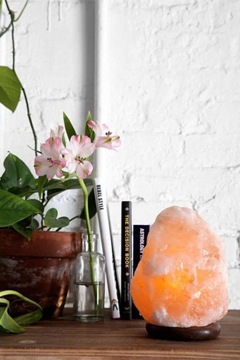 LAMPA SOLNA SÓL HIMALAJSKA 1-2 kg JONIZATOR Lampka Naturalna na PREZENT