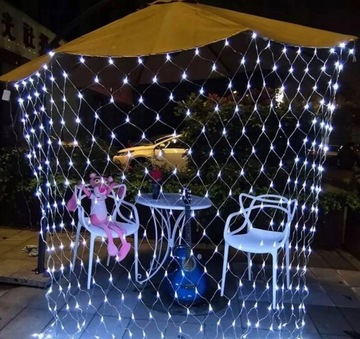 СЕТЧАТАЯ ШТОРА ВНУТРЕННЯЯ/ВНЕШНЯЯ ШТОРА 108LED 150x150см