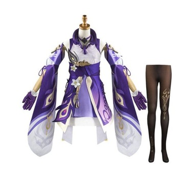 Genshin Impact Keqing Cosplay ANIME Kostium